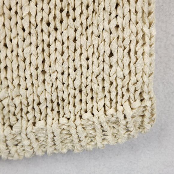 Liz Claiborne Collection Cable Knit Sweater Vest Women’s SZ XL Cream Mock Neck - Picture 7 of 13